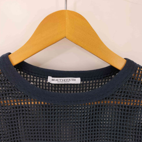 ビューティーアンドユースユナイテッドアローズ BEAUTY & YOUTH UNITED ARROWS メッシュ クルーネック プルオーバー レディース
