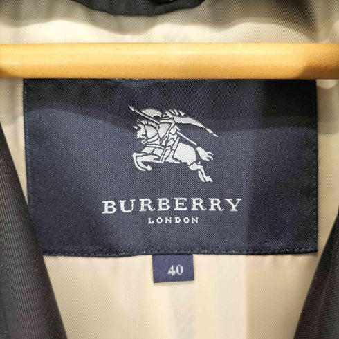バーバリーロンドン BURBERRY LONDON 裏地ノバチェック ショートトレンチコート レディース JPN:40