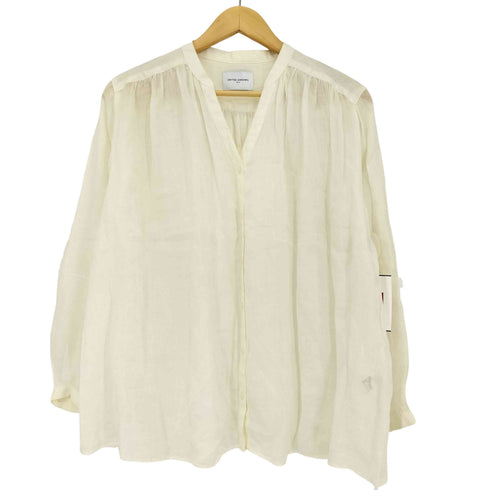 ユナイテッドアローズ UNITED ARROWS UWSC ラミー Vネックギャザーブラウス レディース