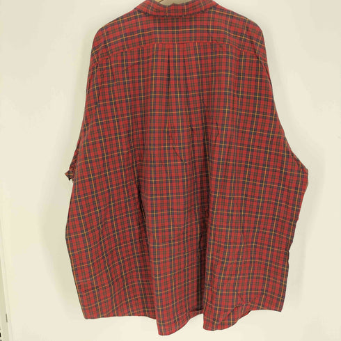 ラルフローレン RALPH LAUREN 90S 香港製 ポニー刺繍 マドラスチェック B.D S/S シャツ メンズ 4X