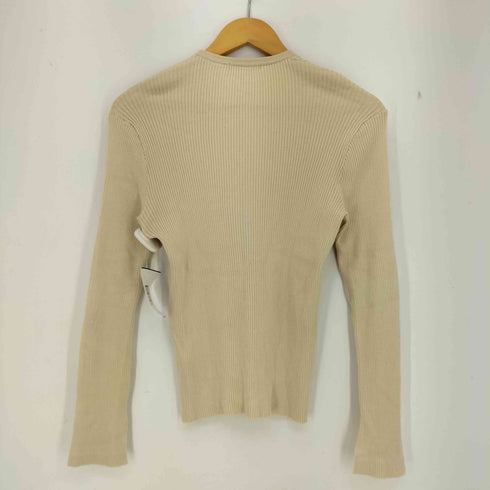 トゥモローランドマカフィー tomorrowland macphee コットンリブ Vネックカーディガン レディース JPN:S