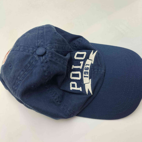 ポロラルフローレン POLO RALPH LAUREN 星条旗 ロゴ ポニー刺繍 6パネル キャップ メンズ ONE SIZE