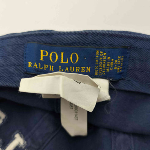 ポロラルフローレン POLO RALPH LAUREN 星条旗 ロゴ ポニー刺繍 6パネル キャップ メンズ ONE SIZE