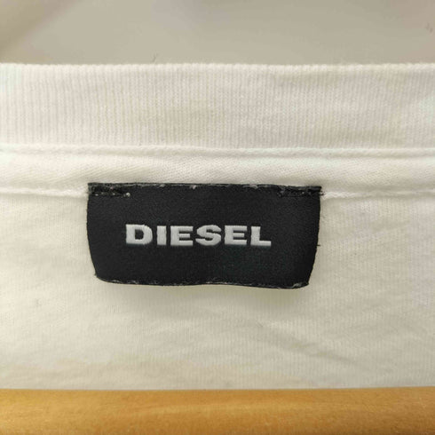 ディーゼル DIESEL ロゴプリント クルーネック半袖Tシャツ レディース XS