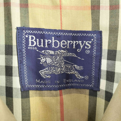 バーバリーズ BURBERRYS イングランド製 ノバチェック ステンカラーコート メンズ