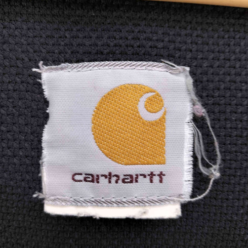 カーハート Carhartt 00S サンドストーン ワンポイント ロゴ 裏地メッシュ アクティブ ジャケット スウェット パーカー メンズ