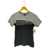 ディーゼル DIESEL バイカラー クルーネック半袖Tシャツ カットソー メンズ XS