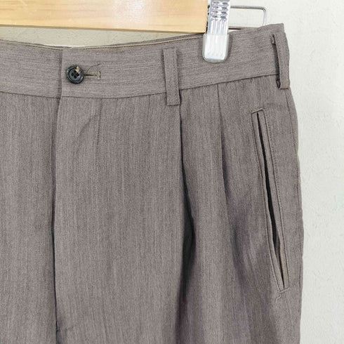 コムデギャルソンオム COMME des GARCONS HOMME 田中オム ウール2タックスラックス クロップド メンズ JPN:M