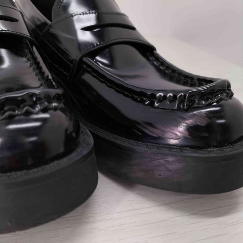 ザラ ZARA エナメル ペニーストラップ ローファー レディース JPN:24.5