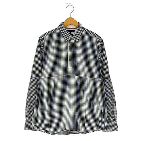 トミーヒルフィガー TOMMY HILFIGER ヘリンボーンギンガムチェック プルオーバーシャツ メンズ import:L