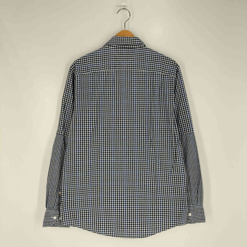 トミーヒルフィガー TOMMY HILFIGER ヘリンボーンギンガムチェック プルオーバーシャツ メンズ import:L