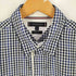 トミーヒルフィガー TOMMY HILFIGER ヘリンボーンギンガムチェック プルオーバーシャツ メンズ import:L