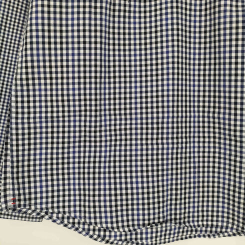 トミーヒルフィガー TOMMY HILFIGER ヘリンボーンギンガムチェック プルオーバーシャツ メンズ import:L