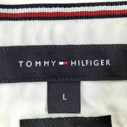 トミーヒルフィガー TOMMY HILFIGER ヘリンボーンギンガムチェック プルオーバーシャツ メンズ import:L