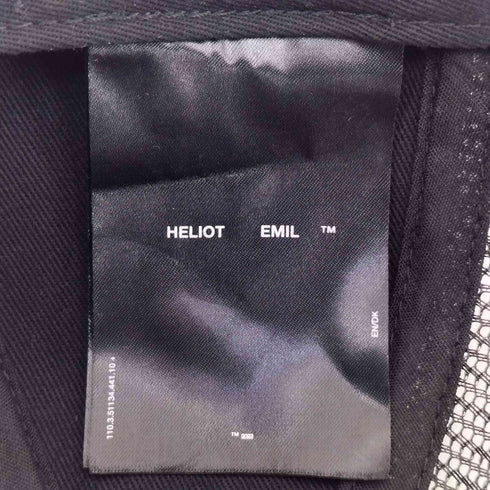 ヘリオットエミル HELIOT EMIL cyclone trucker cap メンズ ONE SIZE