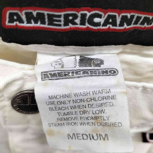 americanino バギーホワイトデニムパンツ メンズ medium