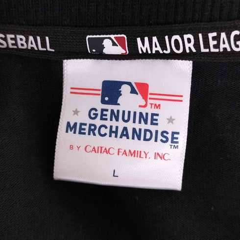 エムエルビー MLB チームロゴ刺繍 クルーネック Tシャツ メンズ import:L