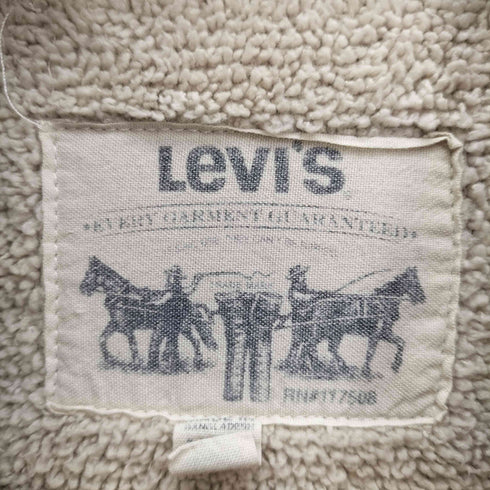 リーバイス Levis レギュラーカラー フラップポケット 裏地シェルパフリース L/S シャツ ジャケット メンズ import:XXL