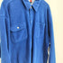 トミージーンズ tommy jeans 90S 台湾製 レギュラーカラー 金具ボタン ロゴ刺繍 L/S フリース シャツ ジャケット メンズ import:XL