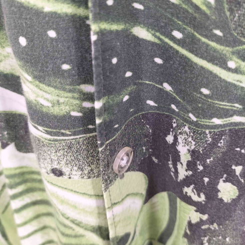 スワッガー SWAGGER 魚柄 リヨセル オープンカラーシャツ アロハシャツ メンズ JPN:M