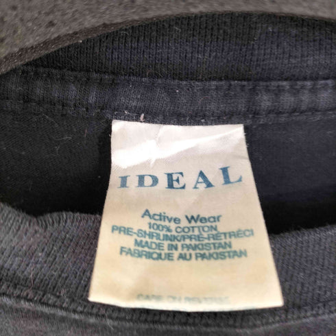 イデアル IDEAL バンドプリントノースリーブTシャツ メンズ