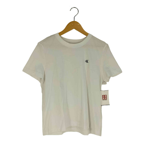 カルバンクラインジーンズ Calvin Klein Jeans アーカイブロゴクルーネックTシャツ レディース import:M