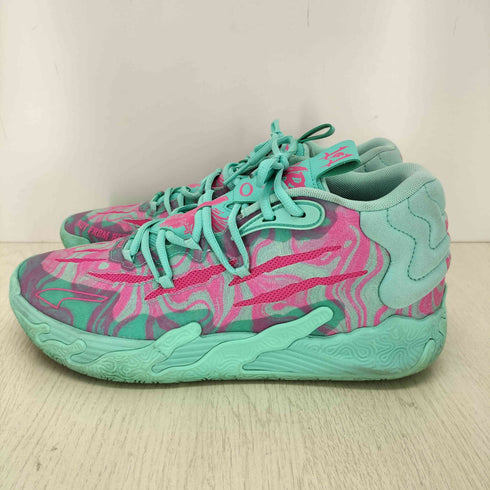 プーマ PUMA MB.03 MIAMI ELECTRIC PEPPERMINT-RAVISH ローカットスニーカー メンズ JPN:28