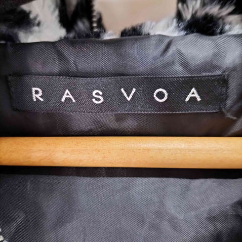 ラスボア RASVOA ゼブラ フェイクファーブルゾン レディース FREE