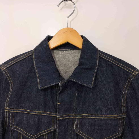 アタッチメント ATTACHMENT 13.5oz クランチデニム Gジャン ワンウォッシュ メンズ