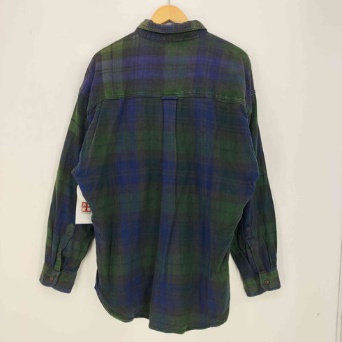 チャップスラルフローレン CHAPS RALPH LAUREN 90s チェック コットン ボタンダウンシャツ メンズ import:XL
