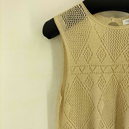 ビューティーアンドユースユナイテッドアローズ BEAUTY & YOUTH UNITED ARROWS ヘンプクロシェニットワンピース レディース