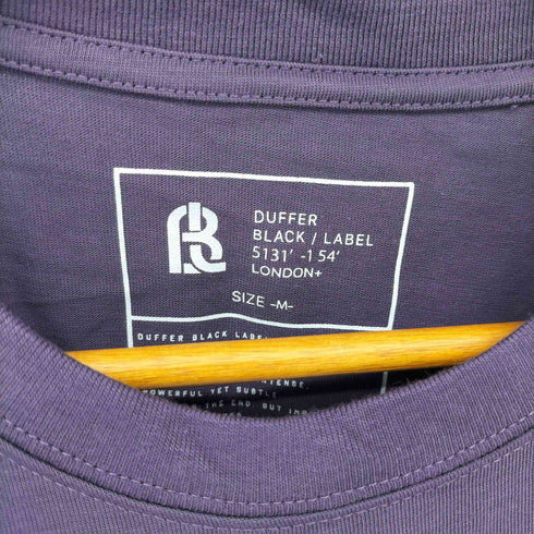 ダファー DUFFER ロゴプリント ショートスリーブ クルーネックTシャツ メンズ JPN:M