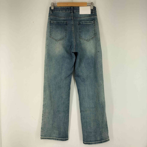 ラメデザインデニムパンツ レディース JPN:S
