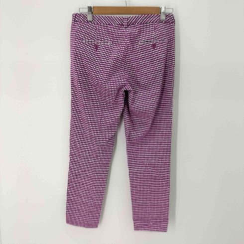 ウィークエンドマックスマーラ Weekend Max Mara Slim Cigarette ストレッチ ギンガムチェック パンツ レディース JPN:42
