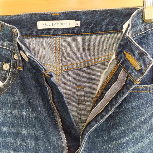 アズールバイマウジー AZUL by moussy HIGH WAIST DENIM WIDE レディース JPN:S