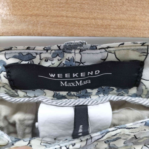 ウィークエンドマックスマーラ Weekend Max Mara ストレッチ花柄パンツ レディース JPN:42