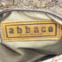 ABBACO イタリア製 花柄 レザー ゴールドジップ ハンドバック レディース
