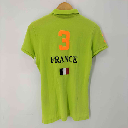 ラルフローレン RALPH LAUREN THE SKINNY POLO ビックポニー ポロシャツ FRANCE/フランス レディース import:M