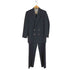 90s ロケットTALON SCABAL ストライプ ダブルブレスト テーラードジャケット タック スラックス メンズ