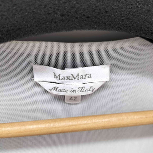 マックスマーラ MAX MARA 白タグ レイヤード ノースリーブワンピース ドレス レディース 42