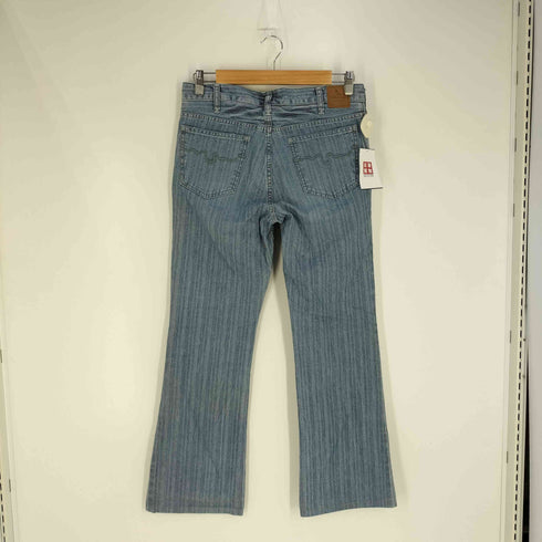 LONDON DENIM ヘリンボーン ブーツカット フレア デニムパンツ メンズ JPN:48