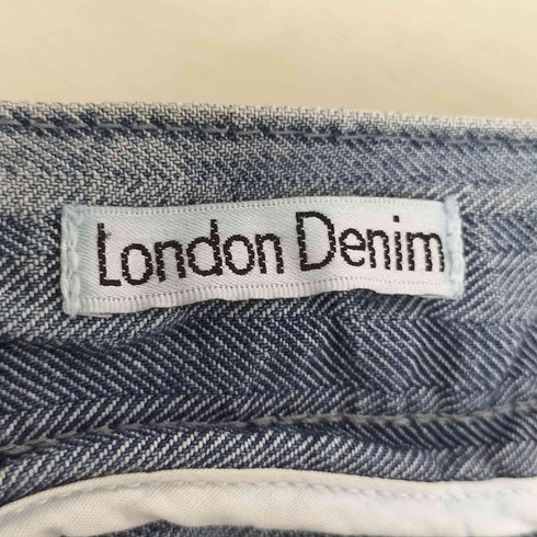 LONDON DENIM ヘリンボーン ブーツカット フレア デニムパンツ メンズ JPN:48