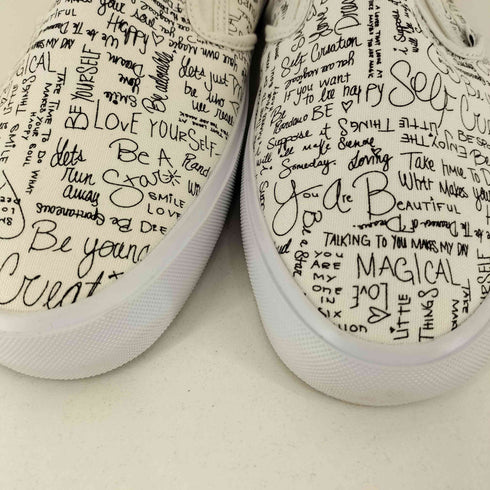 バンズ VANS LEILA コラボ 総柄スリッポン メンズ JPN:26