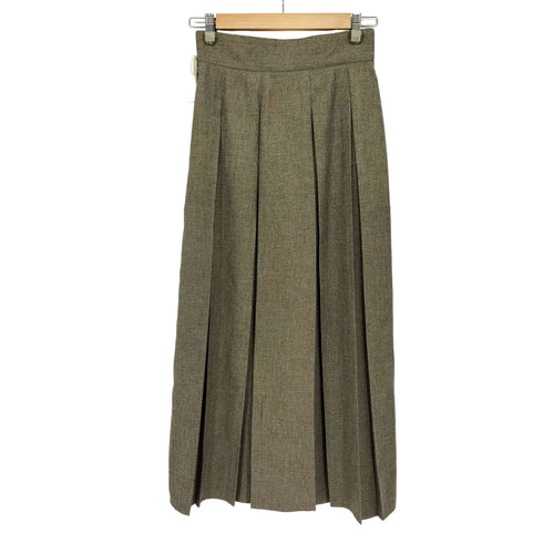フィグロンドン fig London wool mood long SK ボックスプリーツ ロングスカート レディース FREE