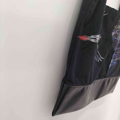 ブラックコムデギャルソン BLACK COMME des GARCONS PUレザー切替 リメイク トートバック メンズ