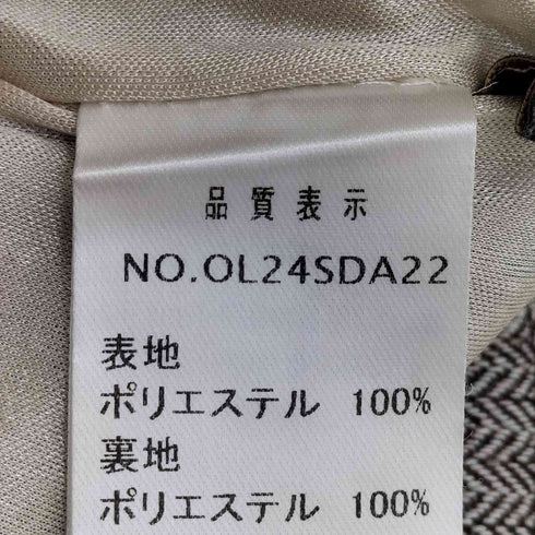 Olu ヘリンボーンフリルセットアップ レディース 1