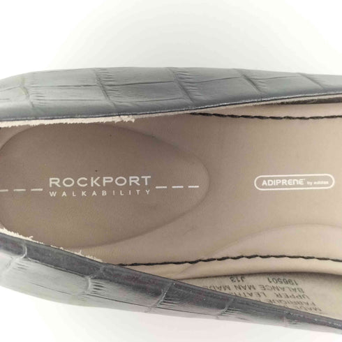 ロックポート ROCKPORT ADELYN BALLET ブラッククロコ レディース JPN:22.5