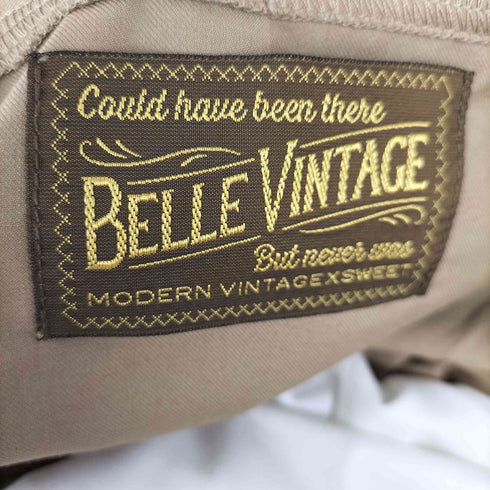 ベルヴィンテージ belle vintage ギャザーチュールドッキングトレンチワンピース レディース FREE