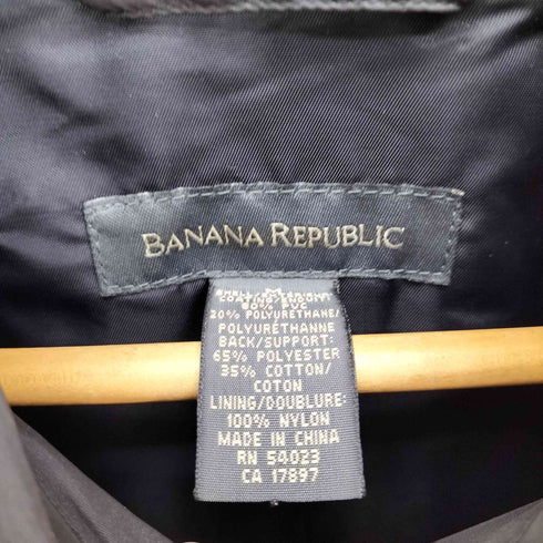 バナナリパブリック BANANA REPUBLIC 90-00s ジップアップ PVC ジャケット スウィングトップ メンズ import:M