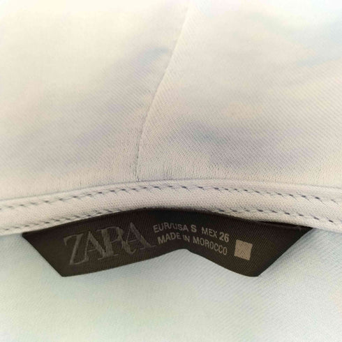 ザラ ZARA サテン地フード付きブラウス レディース JPN:S